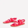 Asymmetric Sandal Red Asymmetric Sandal Red