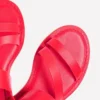 Asymmetric Sandal Red Asymmetric Sandal Red