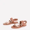 Asymmetric Sandal Tan/Gold Asymmetric Sandal Tan/Gold