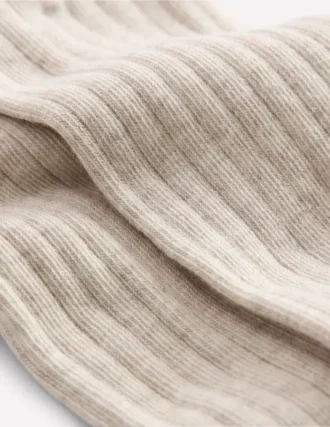 Baby Ribbed Tights Oatmeal