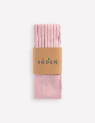 Baby Ribbed Tights Vintage Pink