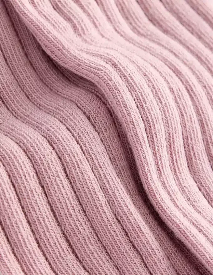 Baby Ribbed Tights Vintage Pink