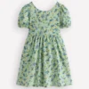 Ballerina Jersey Dress Green Floral Ballerina Jersey Dress Green Floral