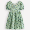 Ballerina Jersey Dress Green Floral Ballerina Jersey Dress Green Floral