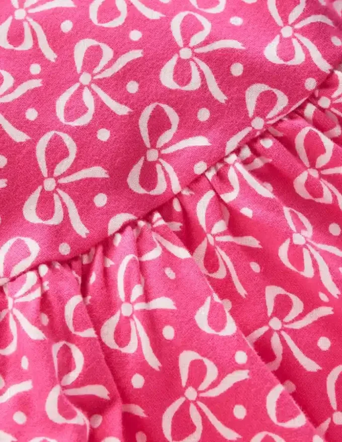 Ballerina Jersey Dress Pink Bows
