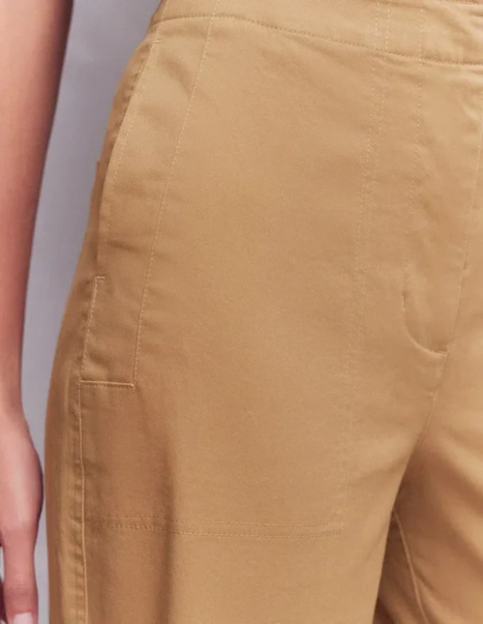 Barrel Leg Chino Pants Cappuccino Barrel Leg Chino Pants Cappuccino