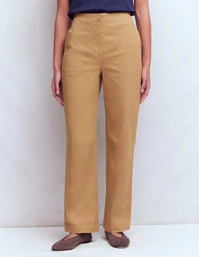 Barrel Leg Chino Pants Cappuccino Barrel Leg Chino Pants Cappuccino