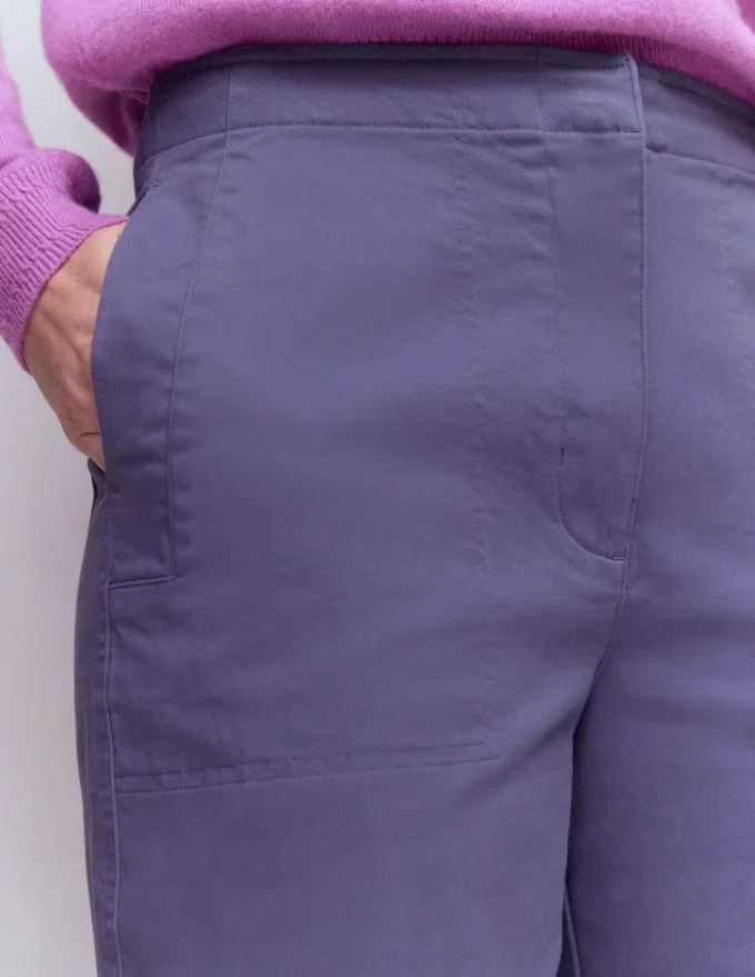 Barrel Leg Chino Pants Purple Thistle Barrel Leg Chino Pants Purple Thistle
