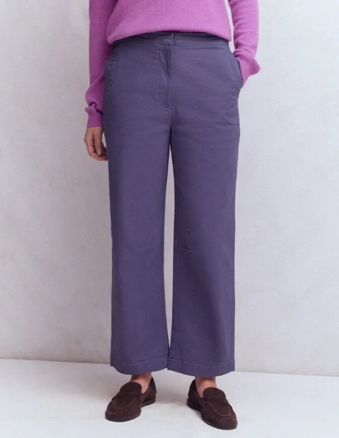 Barrel Leg Chino Pants Purple Thistle Barrel Leg Chino Pants Purple Thistle