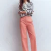 Barrel Leg Chino Pants Vintage Rose
