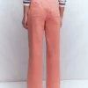 Barrel Leg Chino Pants Vintage Rose
