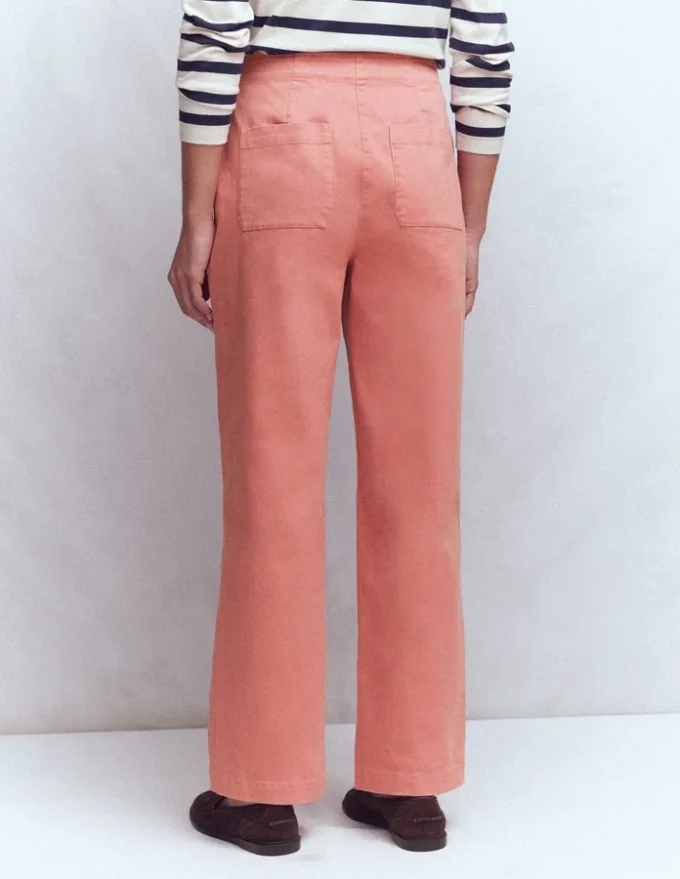 Barrel Leg Chino Pants Vintage Rose