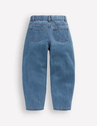 Barrel Leg Jeans Mid Vintage Denim
