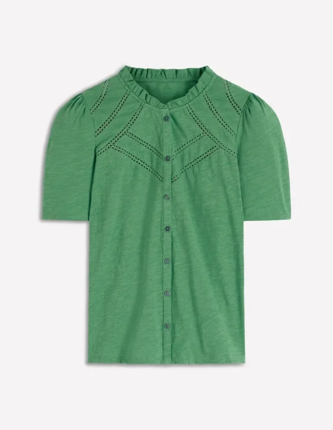 Bea Short Sleeve Shirt Comfrey