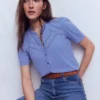 Bea Short Sleeve Shirt Ebb and Flow Bea Short Sleeve Shirt Ebb and Flow