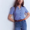Bea Short Sleeve Shirt Ebb and Flow Bea Short Sleeve Shirt Ebb and Flow