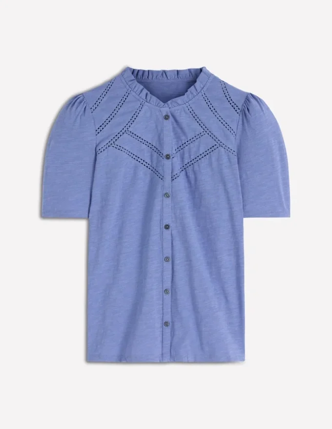 Bea Short Sleeve Shirt Ebb and Flow Bea Short Sleeve Shirt Ebb and Flow