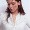 Bea Short Sleeve Shirt White Bea Short Sleeve Shirt White