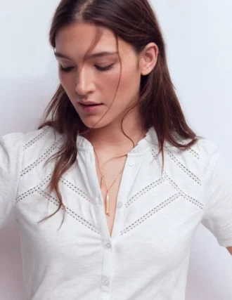 Bea Short Sleeve Shirt White