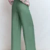 Belgravia Linen Pants Aloe Green Chambray