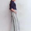 Belgravia Linen Pants Blue and White Stripe Belgravia Linen Pants Blue and White Stripe