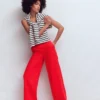 Belgravia Linen Pants Bright Cherry Belgravia Linen Pants Bright Cherry