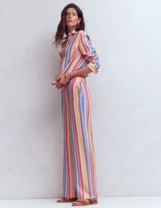 Belgravia Linen Pants Multi Stripe