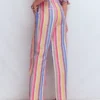 Belgravia Linen Pants Multi Stripe Belgravia Linen Pants Multi Stripe