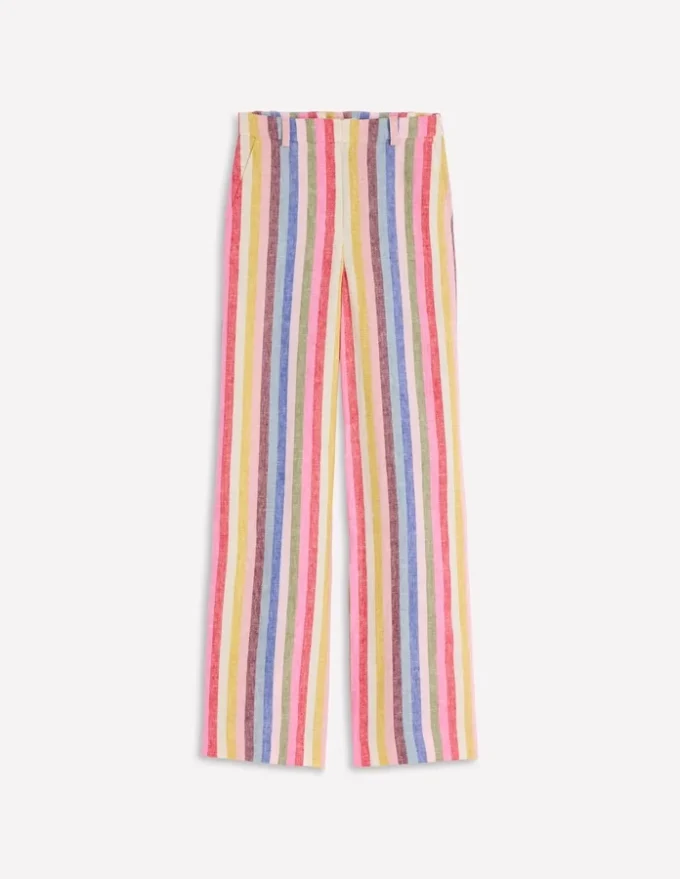 Belgravia Linen Pants Multi Stripe Belgravia Linen Pants Multi Stripe