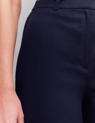 Belgravia Linen Pants Navy