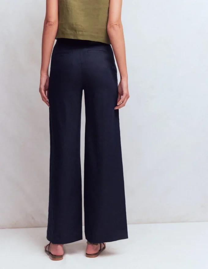 Belgravia Linen Pants Navy Belgravia Linen Pants Navy