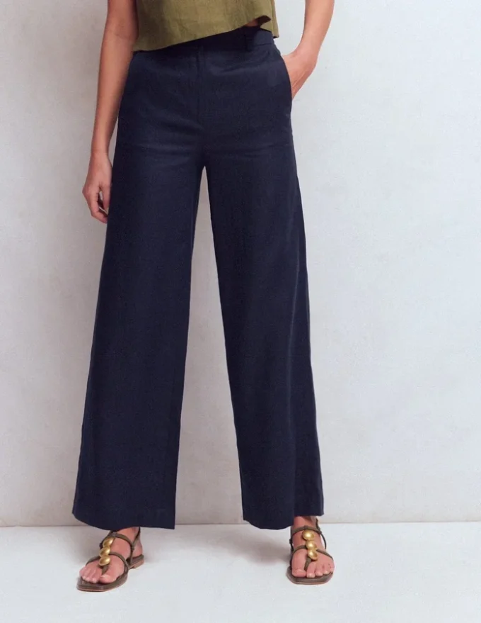 Belgravia Linen Pants Navy Belgravia Linen Pants Navy