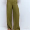 Belgravia Linen Pants Olive Green Belgravia Linen Pants Olive Green