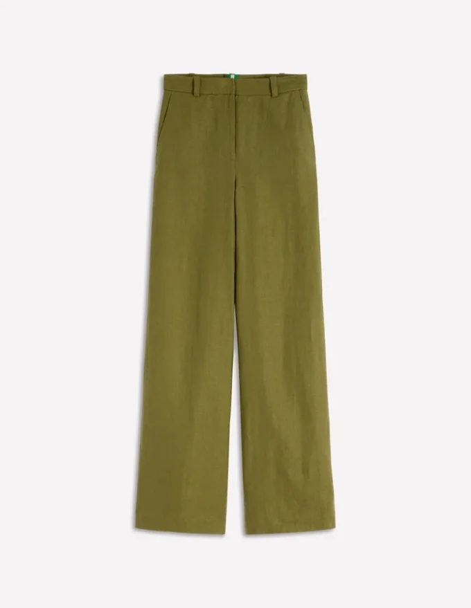 Belgravia Linen Pants Olive Green Belgravia Linen Pants Olive Green
