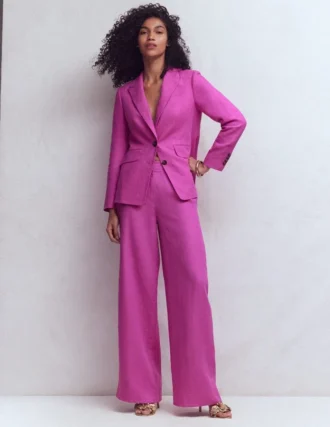 Belgravia Linen Pants Passion Flower
