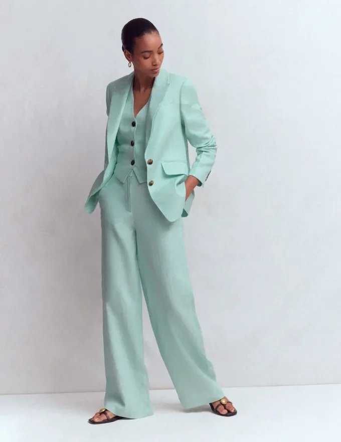 Belgravia Linen Pants Spearmint Belgravia Linen Pants Spearmint