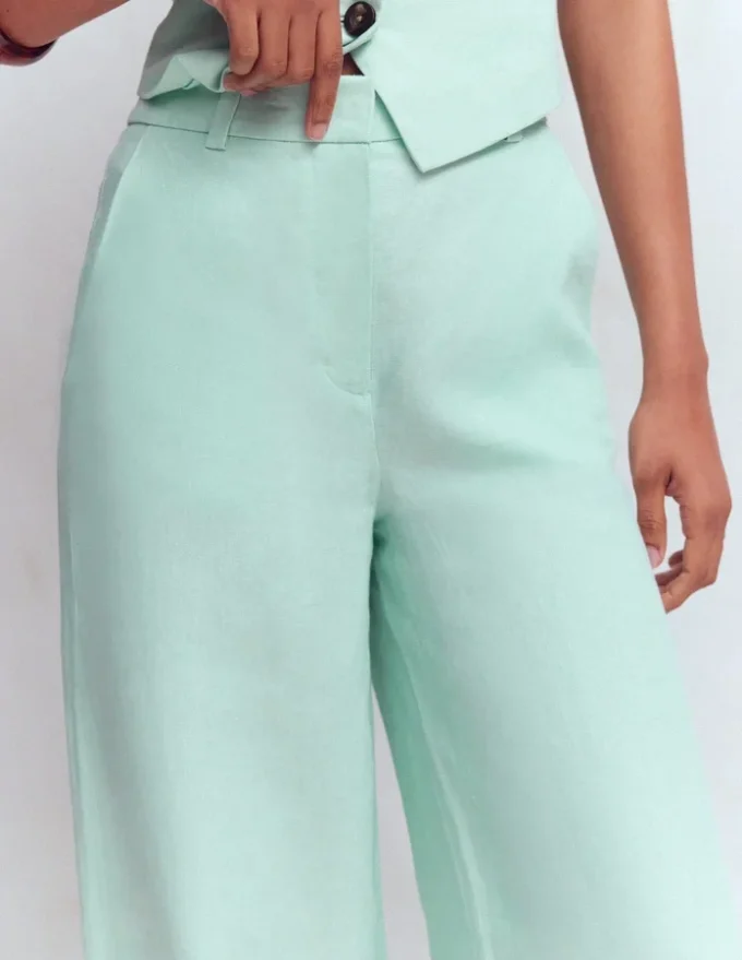 Belgravia Linen Pants Spearmint Belgravia Linen Pants Spearmint