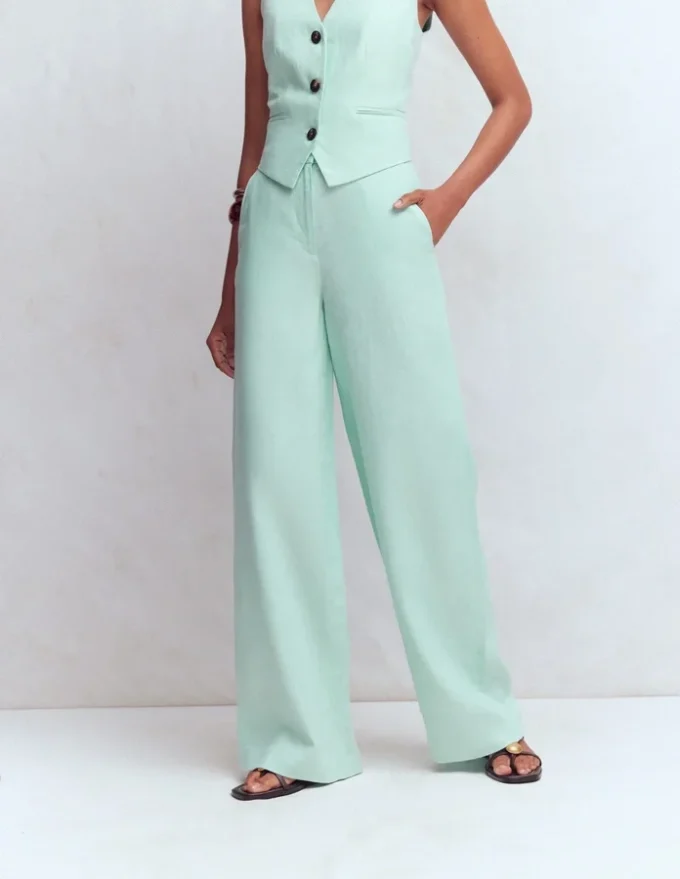 Belgravia Linen Pants Spearmint Belgravia Linen Pants Spearmint