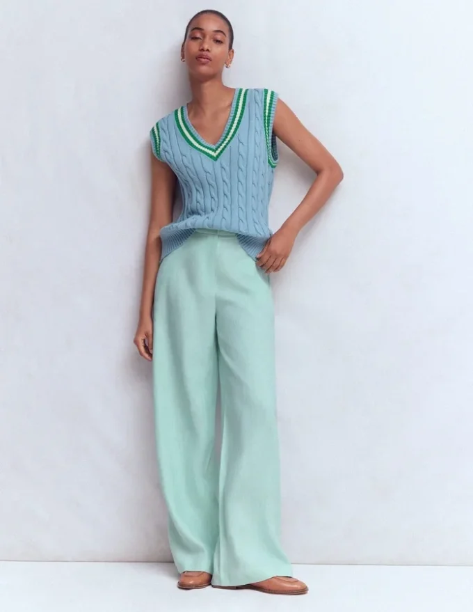Belgravia Linen Pants Spearmint Belgravia Linen Pants Spearmint