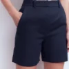 Belgravia Linen Shorts Navy Belgravia Linen Shorts Navy