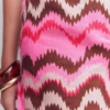 Belgravia Linen Shorts Pink, Zig Zag Wave Belgravia Linen Shorts Pink, Zig Zag Wave