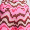 Belgravia Linen Shorts Pink, Zig Zag Wave Belgravia Linen Shorts Pink, Zig Zag Wave