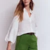 Belgravia Linen Shorts Promenade Green Belgravia Linen Shorts Promenade Green