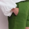Belgravia Linen Shorts Promenade Green Belgravia Linen Shorts Promenade Green