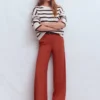 Belgravia Ponte Pants Burnt Orange Belgravia Ponte Pants Burnt Orange