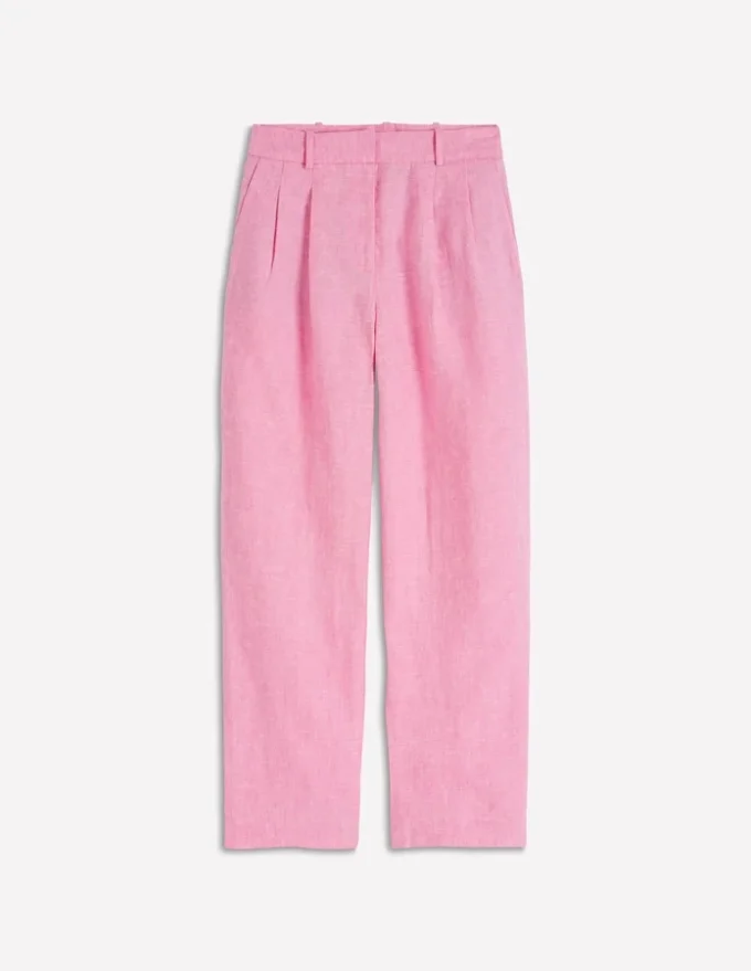 Bloomsbury Linen Pants Meadowsweet Pink Chambray Bloomsbury Linen Pants Meadowsweet Pink Chambray