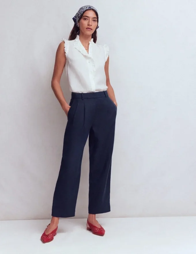 Bloomsbury Linen Pants Navy Bloomsbury Linen Pants Navy