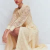 Blouson Sleeve Lace Dress Ivory Lace Blouson Sleeve Lace Dress Ivory Lace