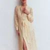 Blouson Sleeve Lace Dress Ivory Lace Blouson Sleeve Lace Dress Ivory Lace