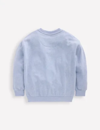Bobbie Appliqué Sweatshirt Blue Embroidered